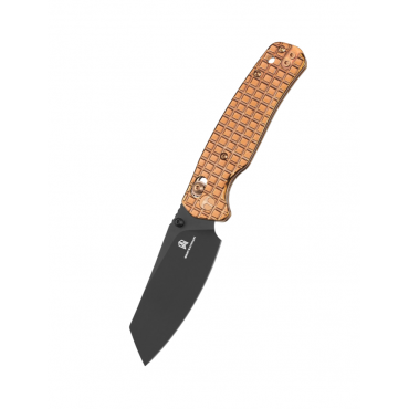 BESTECH - BMK06-S-4 - Couteau pliant PVD/BRONZE