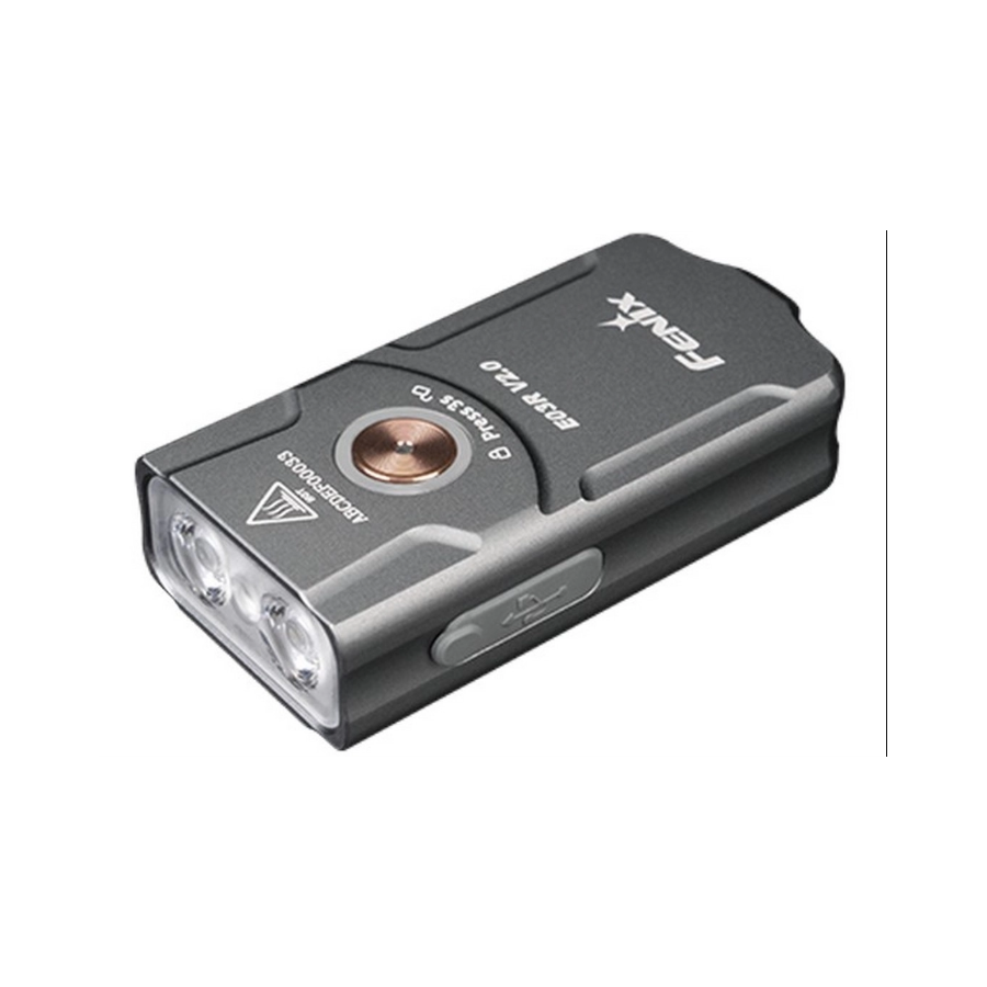 FENIX - E03R V.2 - Lampe porte-clés en métal - 500 LUMENS