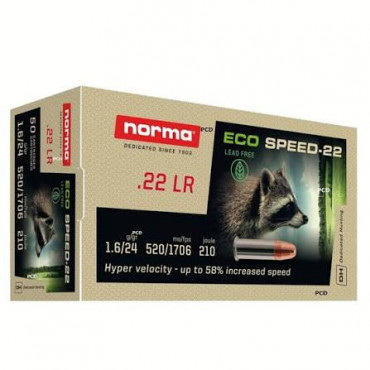 Norma 22LR 25gr ECO Speed HP Sans Plomb