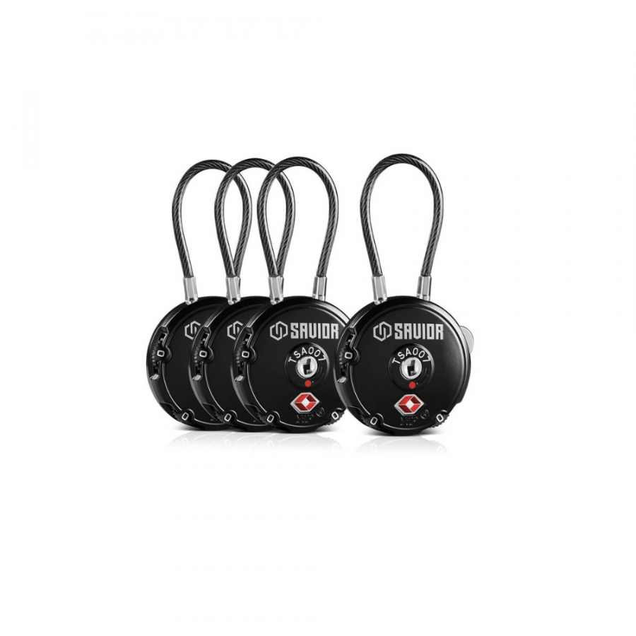 Lot de 4 Cadenas à Cable (TSA) - Savior
