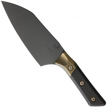 SANTOKU 6" M390 DLC BRONZE TITANIUM BOLSTER CF