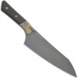 COUTEAU DE CHEF 20CM DLC STD MITRE TITANE FIBRE DE CARBONE MICROTECH