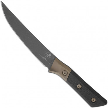 6.125" BONING KNIFE DLC STANDARD BRONZE TITANIUM BOLSTER CARBON FIBER MICROTECH