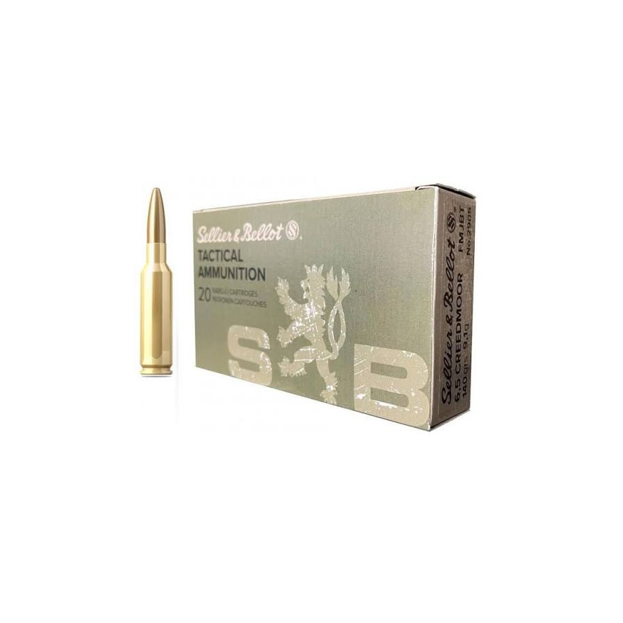 Sellier & Bellot 6,5 Creedmoor FMJ 140grs/9,1gr