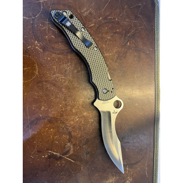 Spyderco C146CFP Szabo Gold CF OCCASION