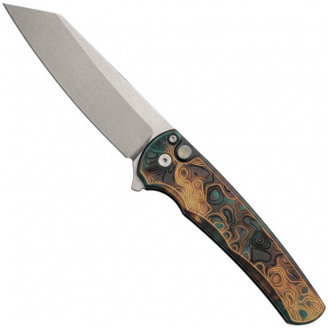 Malibu Flipper Stonewash Reserve Tanto Topo-Shipwreck - 5405 - Pro-tech