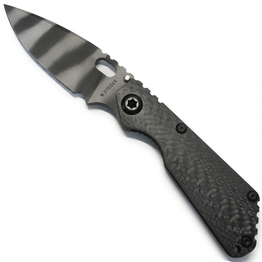 SNG Tiger Stripes Carbon Fiber - Strider Knives