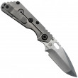 SNG Double Grind Compound Grey Titanium - Strider Knives
