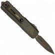 UTX 85 Gen IV T/E Stonewash Full Serrated Black - Microtech Knives