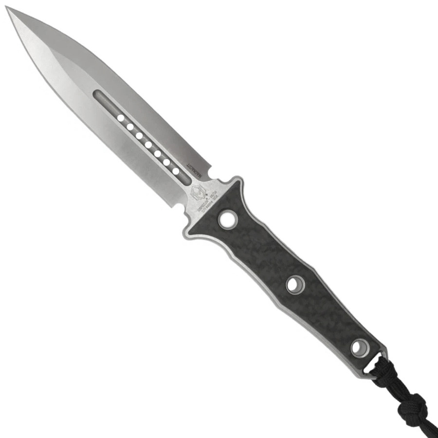 Mini Nephilim D/E Stonewash Carbon Fiber - Heretic Knives