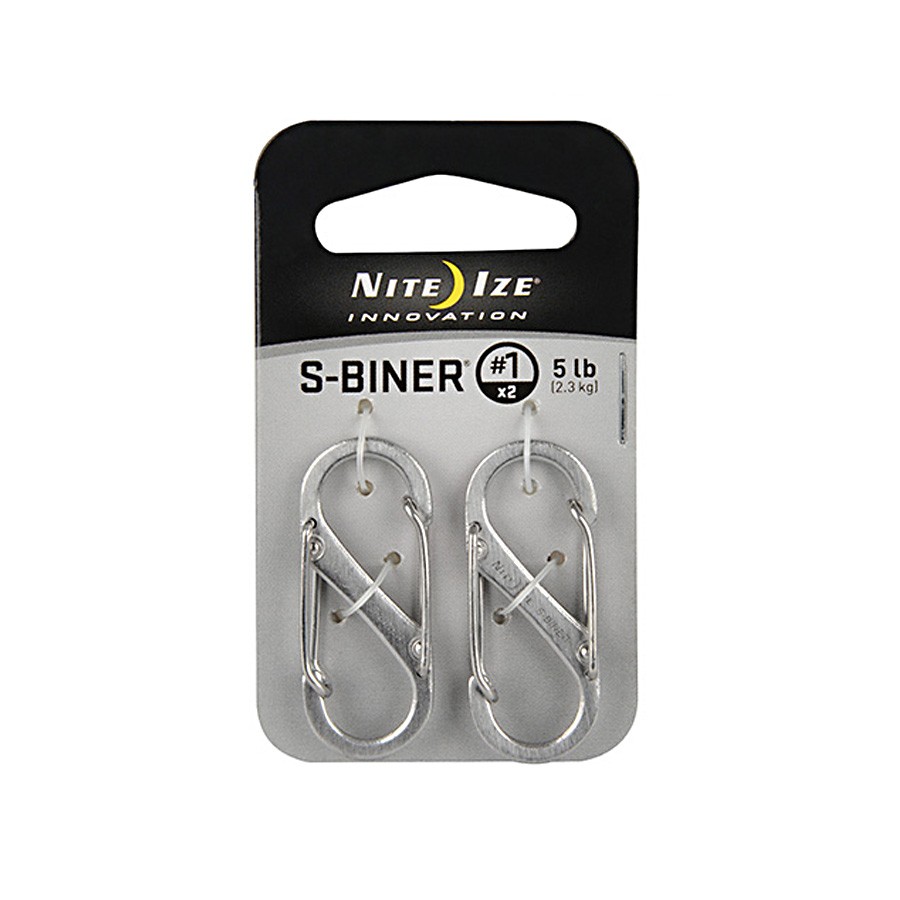 S-Biner N°1 Stainless Steel, pair
