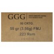 GGG .223 REM FMJ 55 GRS X50