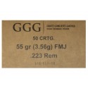 GGG .223 REM FMJ 55 GRS X50