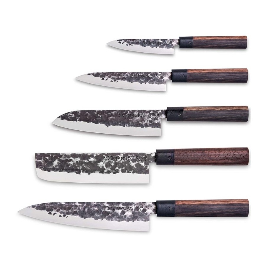 Set of 5 Kitchen's Knives Osaka - 3 Claveles