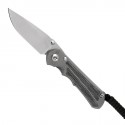 SMALL INKOSI DROP POINT MICARTA CANVAS BLACK INLAY -CHRIS REEVE