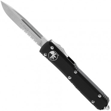 Ultratech S/E Stonewash Partial Serrated - Microtech Knives