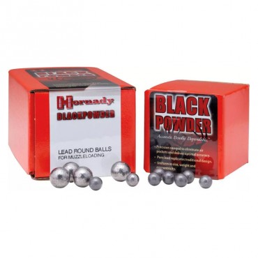 Lead Round Balls - Cal .457 - 44 Black Powder - Hornady