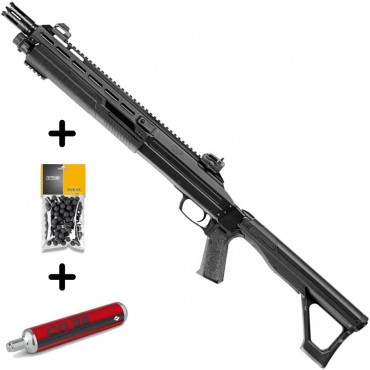 Pack Fusil à pompe T4E HDX 68 40 joules - Umarex