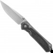 LARGE SEBENZA 31 MICARTA CANVAS BLACK INLAY - CHRIS REEVE