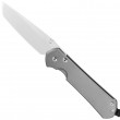 Large Sebenza 31 Plain Glass Blasted Tanto / Silver Hardware - Chris Reeve