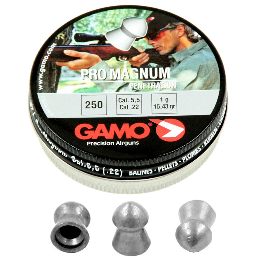 Plomb Gamo Pro Magnum Penetration - cal 5.5mm (.22) / 1g (15,43gr) - Boîte de 250