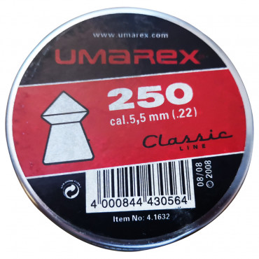 Plombs Umarex Classic Line - cal 5.5mm (.22) / 0.9 g (13.88 gr) - Boîte de 250