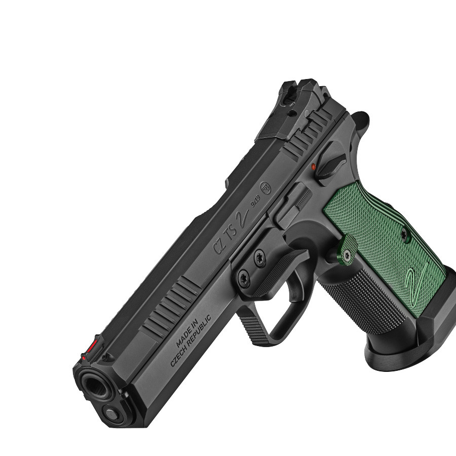 Pistolet CZ TS RACING GREEN CALIBRE 9X19