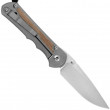 Large Inkosi Drop Point - Natural Canvas Micarta Inlay - Chris Reeve