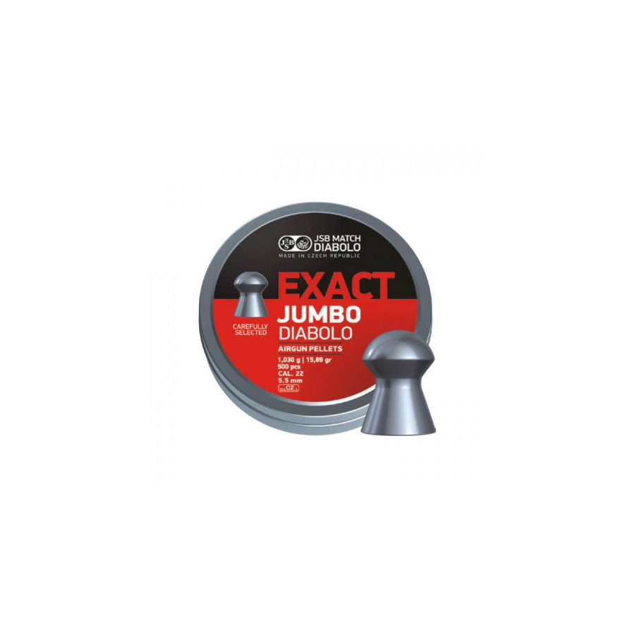 Pellets JSB 5.5 Exact Jumbo Heavy / 1.03g Box of 500 pcs