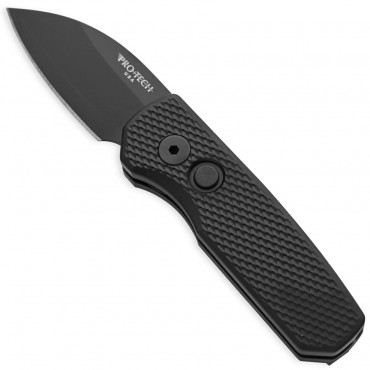 Runt 5 Black DLC Textured Wharncliffe - R5106 - Pro-Tech
