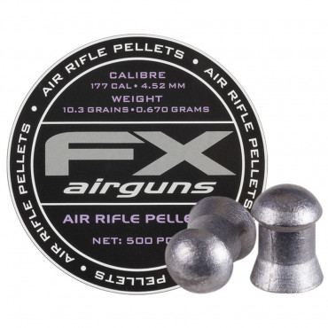 Plomb FX Airguns 4,5mm (.177) - 0.670 Grams (10,3 gr) - Boite de 500