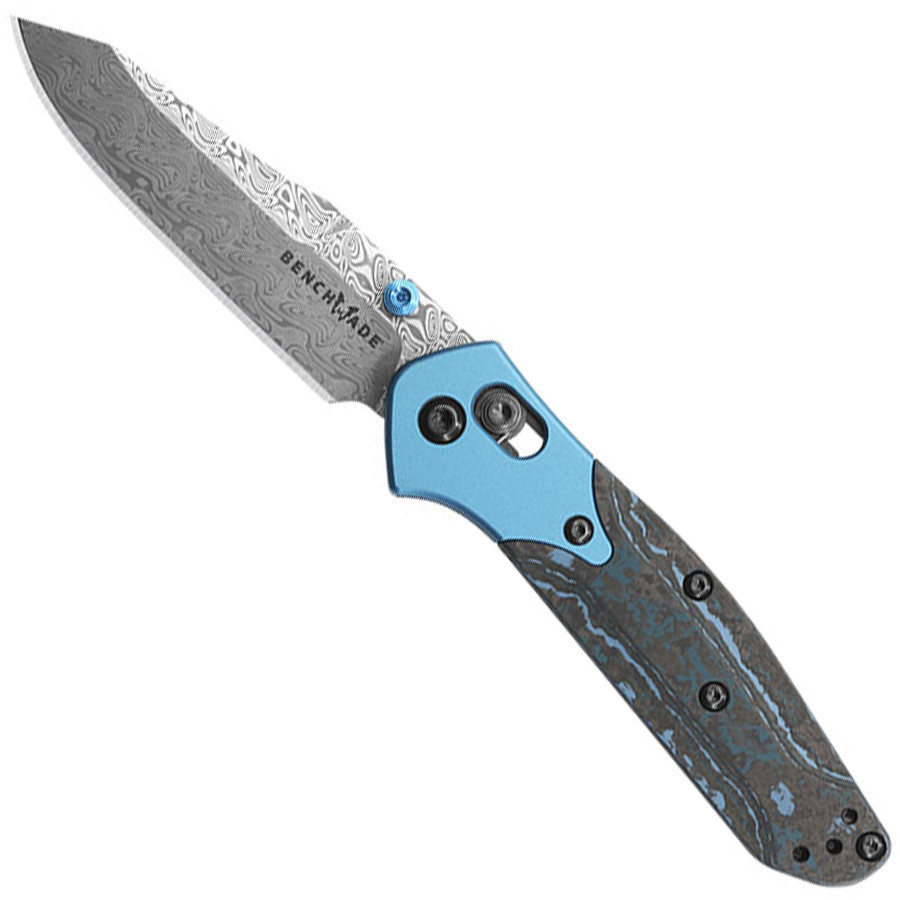Mini Osborne Damasteel Artic Storm Fat Carbon - Benchmade